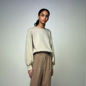 Oak + Fort sweatshirt with back buttons